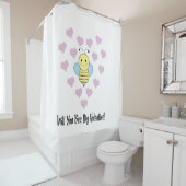 Rideaux De Douche Serez-Vous Ma Valentine ? (En situation)