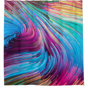 Rideaux De Douche Série Color In Motion. Arrière - plan design de li
