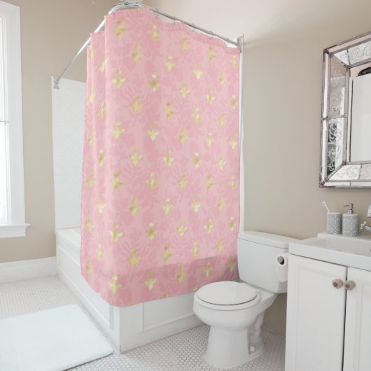 Rideaux De Douche Série Princess Bee Design #4 (En situation)