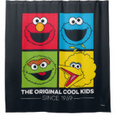 Rideaux De Douche Sesame Street | les enfants frais originaux (Devant)