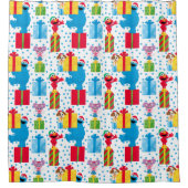 Rideaux De Douche Sesame Street Noël Présente Motif (Devant)
