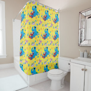 Rideaux De Douche Sesame Street Pâques Motif de panier
