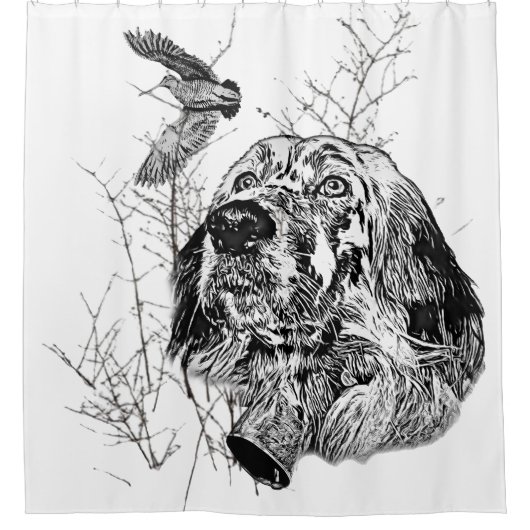 Rideaux De Douche Setter anglais (Devant)