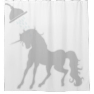 Rideaux De Douche Shadow Silhouette Unicorne Shadow Buddies dans Dou