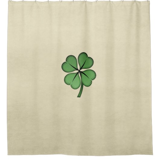 Rideaux De Douche Shamrock irlandais chic (Devant)