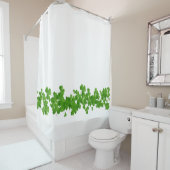 Rideaux De Douche Shamrock Jour de la Saint Patrick (En situation)