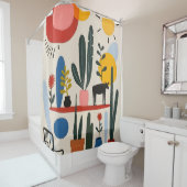 Rideaux De Douche Shelfie (En situation)