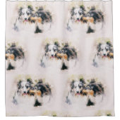 Rideaux De Douche Shetland Sheepdog/ Rough Collie (Devant)