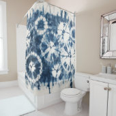 Rideaux De Douche Shibori (En situation)