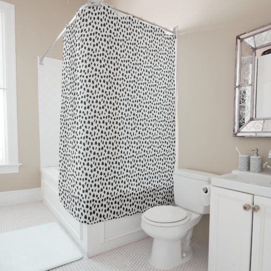 Rideaux De Douche Shower Curtain - Animal Print Pattern (En situation)