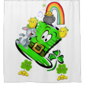 Rideaux De Douche Shower Curtain Happy St. Patrick's Day  Rabbit (Devant)