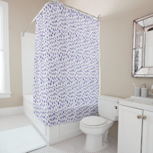Rideaux De Douche Shower Curtain - Purple Pattern