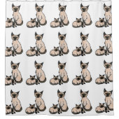 Rideaux De Douche Siamese (Devant)