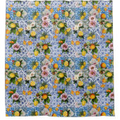 Rideaux De Douche Sicilian style with flowers and lemon (Devant)