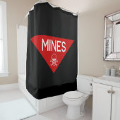 RIDEAUX DE DOUCHE SIGNE DE MINES | SIGNAGE | SYMBOLE (En situation)