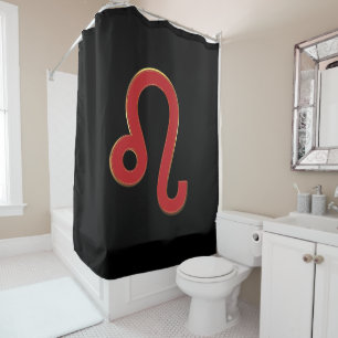 Rideaux De Douche Signe du zodiaque LEO Anniversaire en juillet août