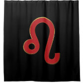 Rideaux De Douche SIGNE LEO Zodiac Juillet Août Anniversaire Astrolo (Devant)