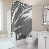 Rideaux De Douche Silhouette de palmier (En situation)