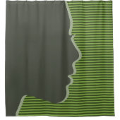 Rideaux De Douche Silhouette féminine (Devant)