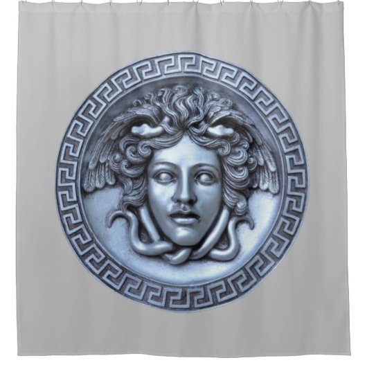 Rideaux De Douche Silver Medusa Grey (Devant)