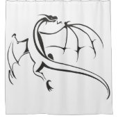 Rideaux De Douche Simple Dragon Volant (Devant)