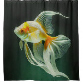 Rideaux De Douche Simple élégance Goldfish Digital Artwork | (Devant)