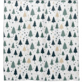 Rideaux De Douche Simple Green Christmas Tree (Devant)
