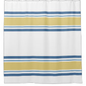 Rideaux De Douche Simple Jaune Et Bleu Moderne (Devant)