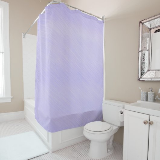 Rideaux De Douche Simple Lavande (En situation)