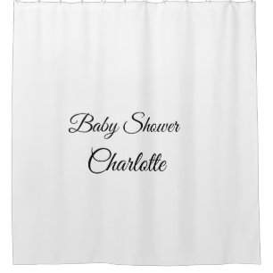 Rideaux De Douche SIMPLE MINIMAL.CUTIE AJOUTEZ NOM BÉBÉ Baby shower
