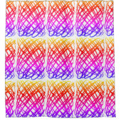 Rideaux De Douche Simple Scribble | Filtre Ipanema | Carrelage centr (Devant)