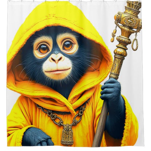 Rideaux De Douche Singe (Devant)