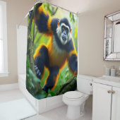 Rideaux De Douche Singe (En situation)
