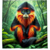 Rideaux De Douche Singe mignon (Devant)