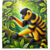 Rideaux De Douche Singe rayé (Devant)