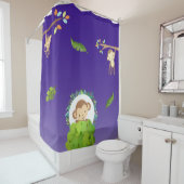 Rideaux De Douche Singes Safari mignons (En situation)