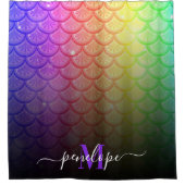 Rideaux De Douche Sirène colorée (Devant)