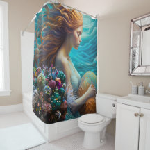 Sirène et pierres précieuses