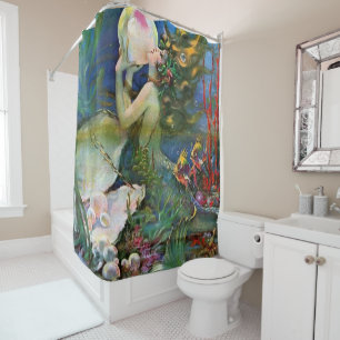 Rideaux De Douche sirène fantastique