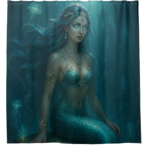 Rideaux De Douche Sirène Mystique
