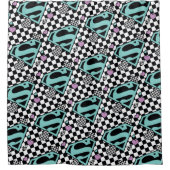 Rideaux De Douche Skater Girl Supergirl Coeurs S-Shield (Devant)