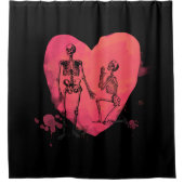 Rideaux De Douche Skeleton Love (Devant)