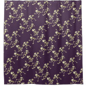 Rideaux De Douche Skeletons Halloween (Devant)