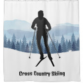 Rideaux De Douche Ski de fond (Devant)