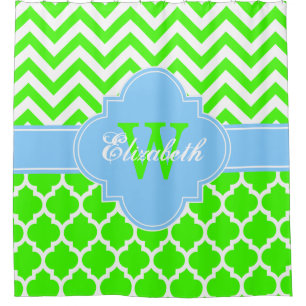 Rideaux De Douche Sky Blue Whal Marocain #5 Chevron 1IQRN