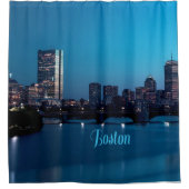 Rideaux De Douche Skyline de Boston Massachusetts City (Devant)
