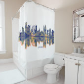 Rideaux De Douche Skyline de Londres (En situation)