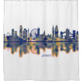 Rideaux De Douche Skyline de Londres (Devant)