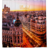 Rideaux De Douche Skyline de Madrid Capitol City (Devant)