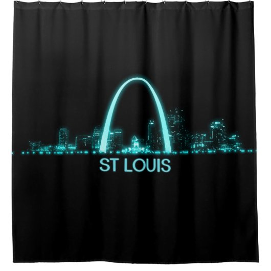 Rideaux De Douche Skyline de Saint-Louis (Devant)